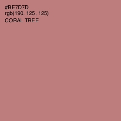 #BE7D7D - Coral Tree Color Image